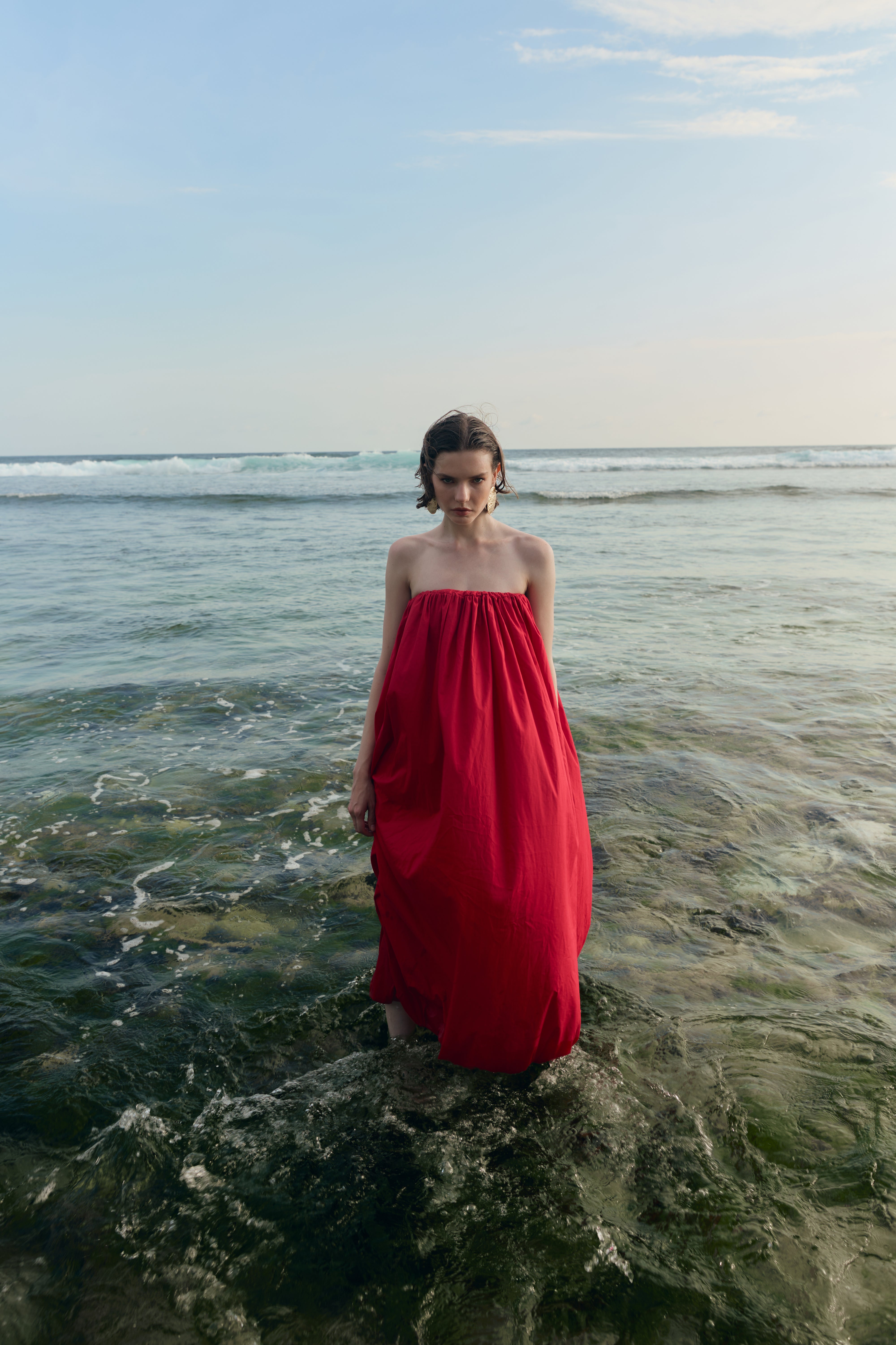 The Balloon Strapless Dress