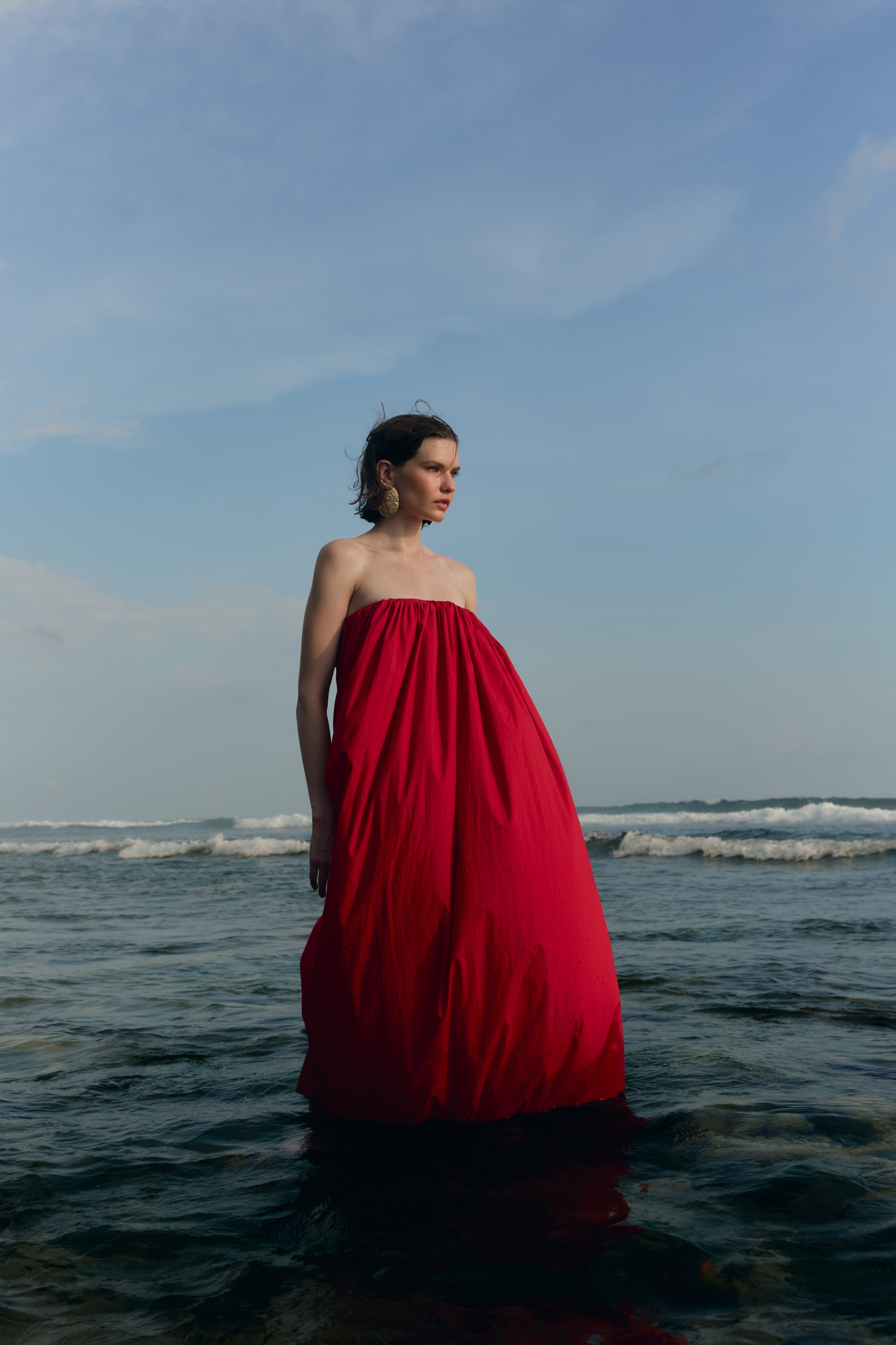 The Balloon Strapless Dress