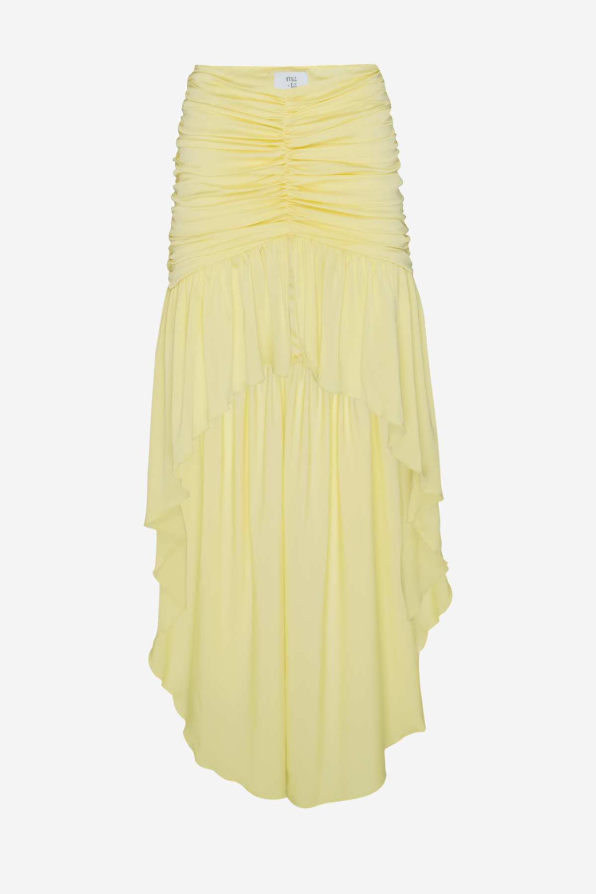 Dione Silky Skirt Yellow