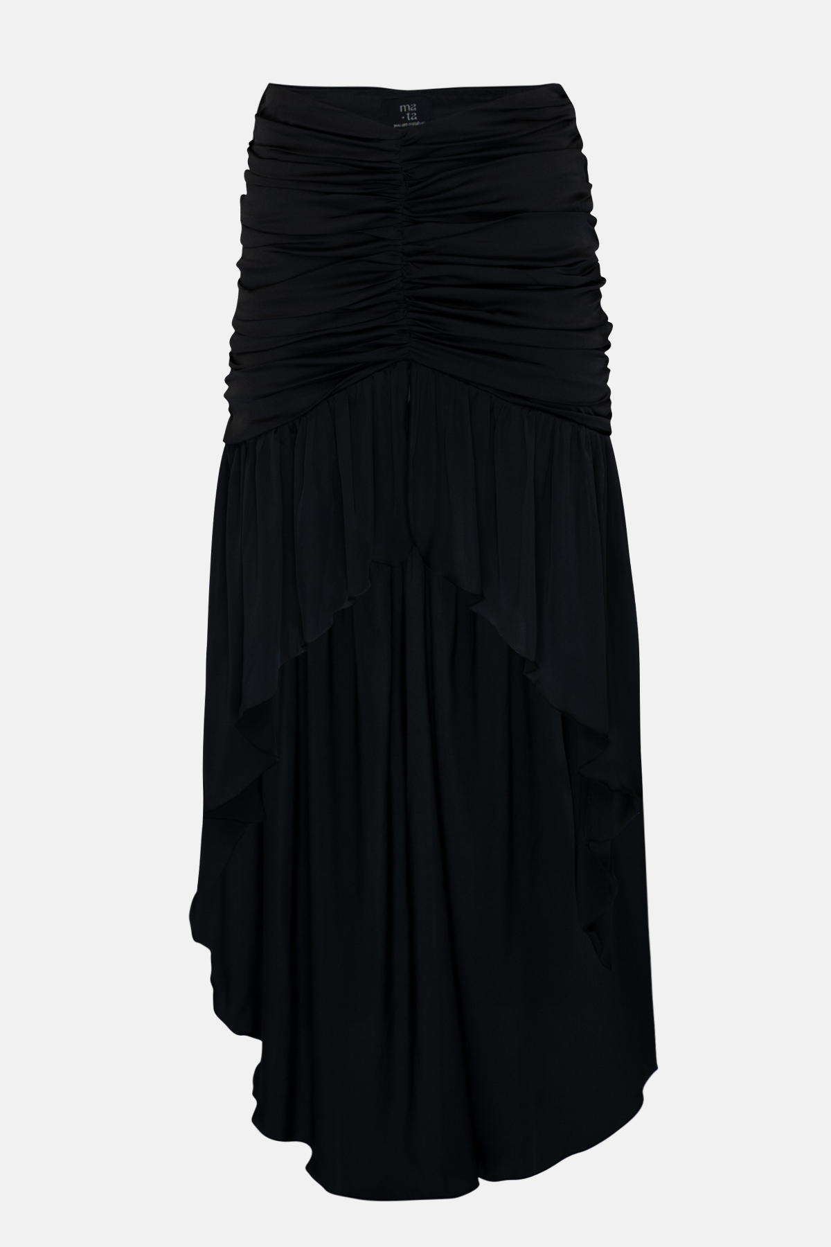Dione Silky Skirt Black