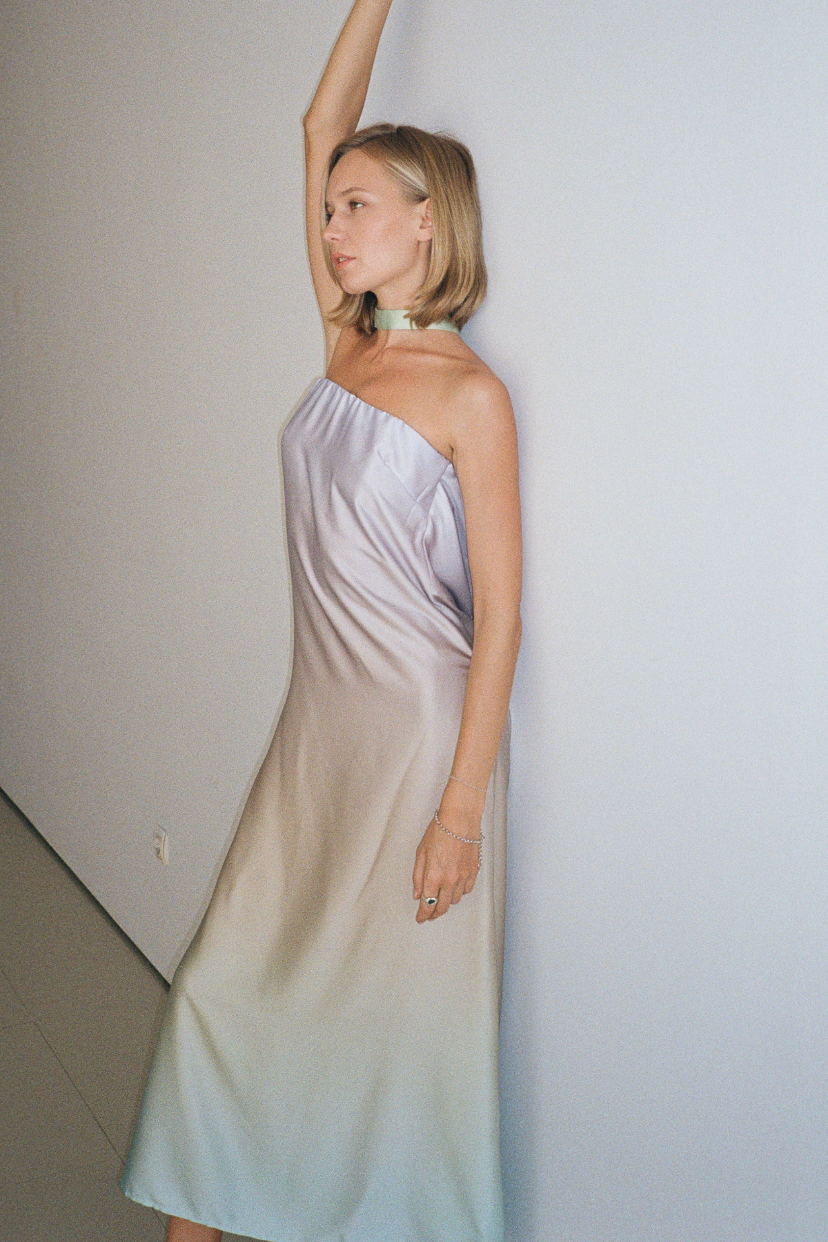 Iris Maxi Silky Dress