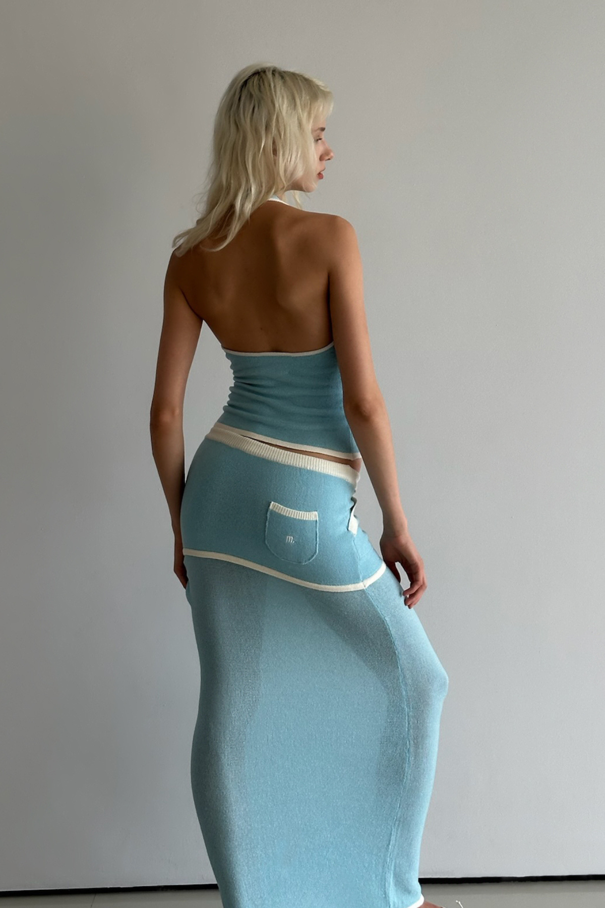 M. Maximo Skirt Baby Blue
