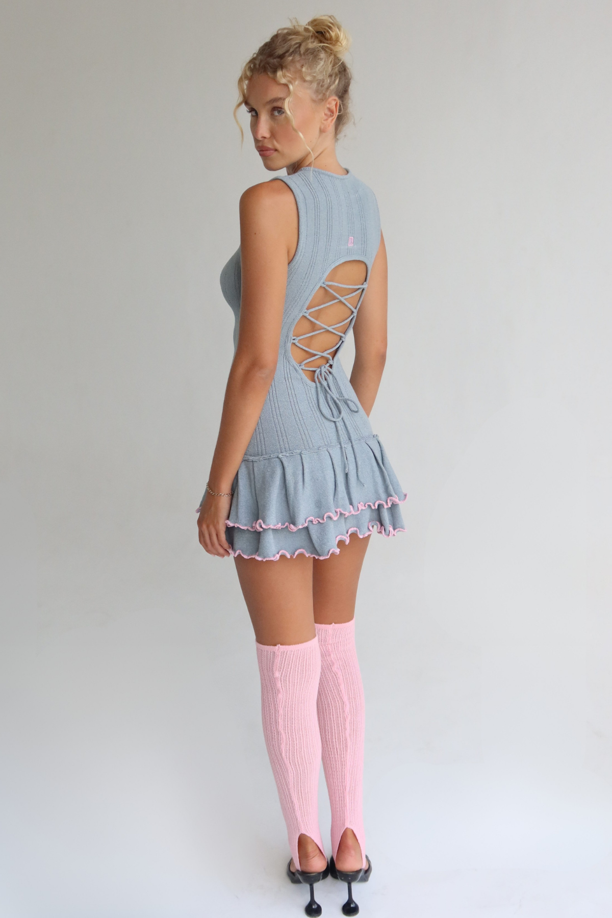 Marigold Knit Mini Dress