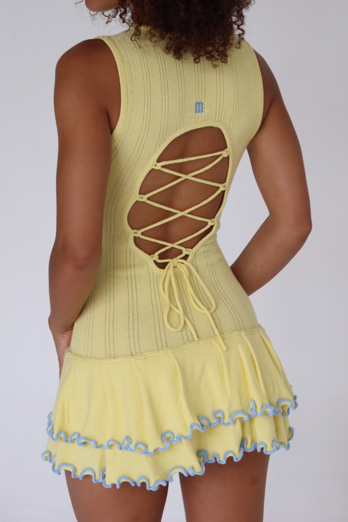 Marigold Knit Mini Dress