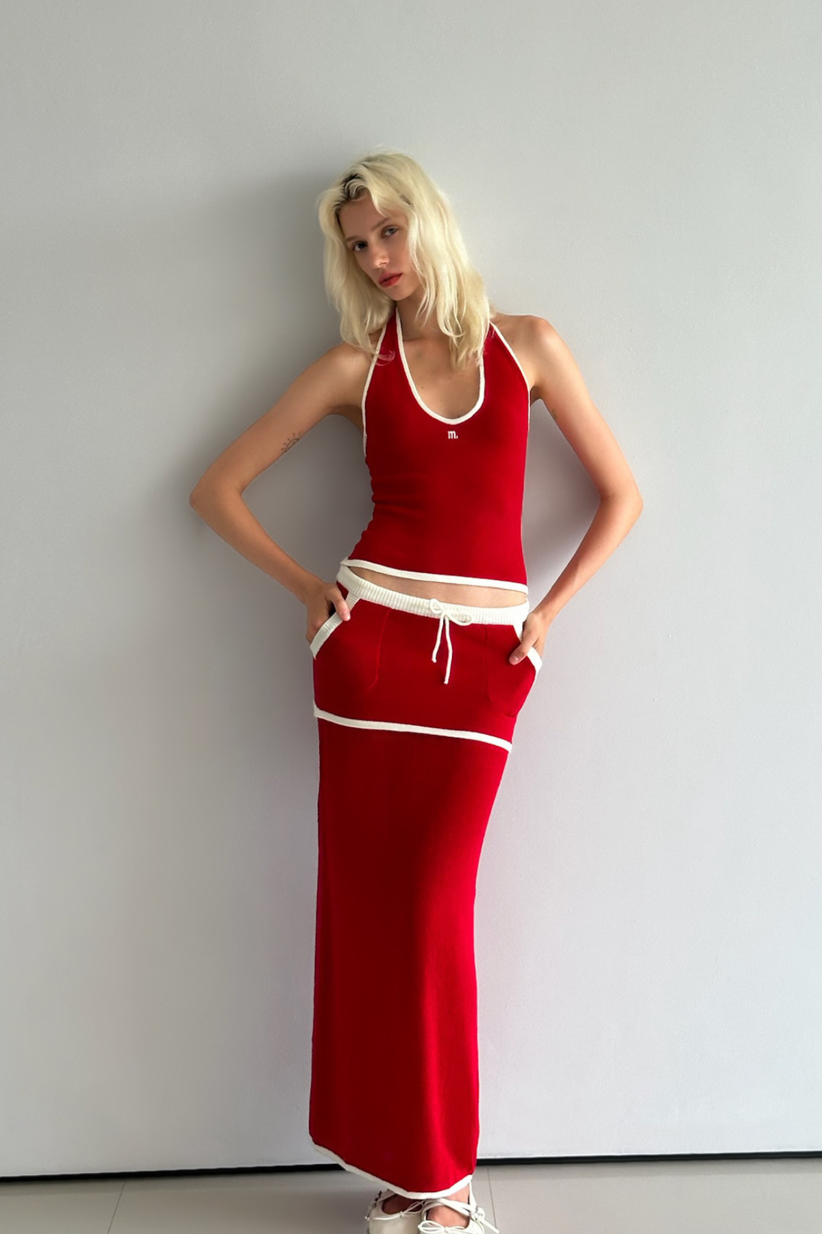 M. Maximo Skirt Red Chilli