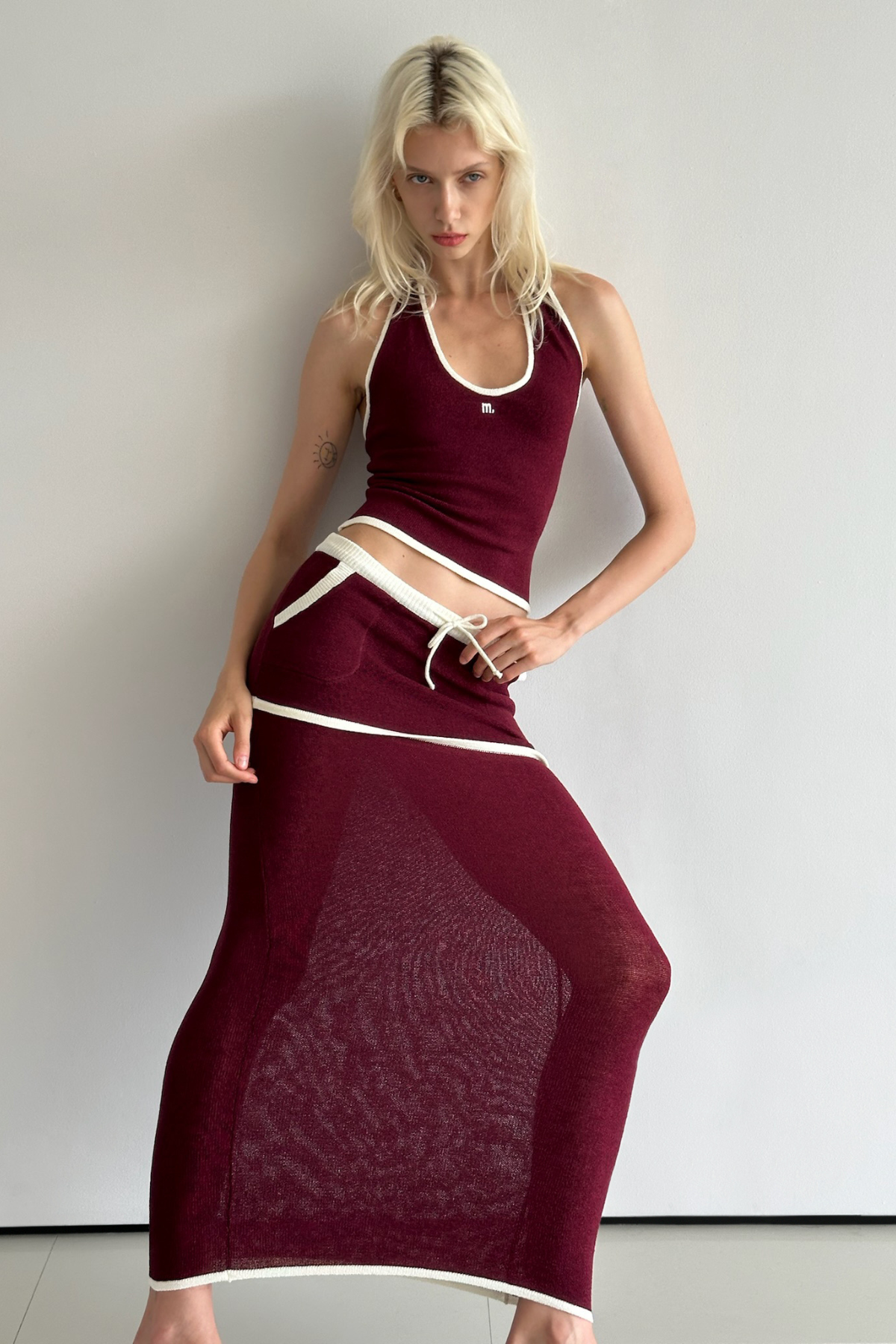 M. Maximo Skirt Cabernet