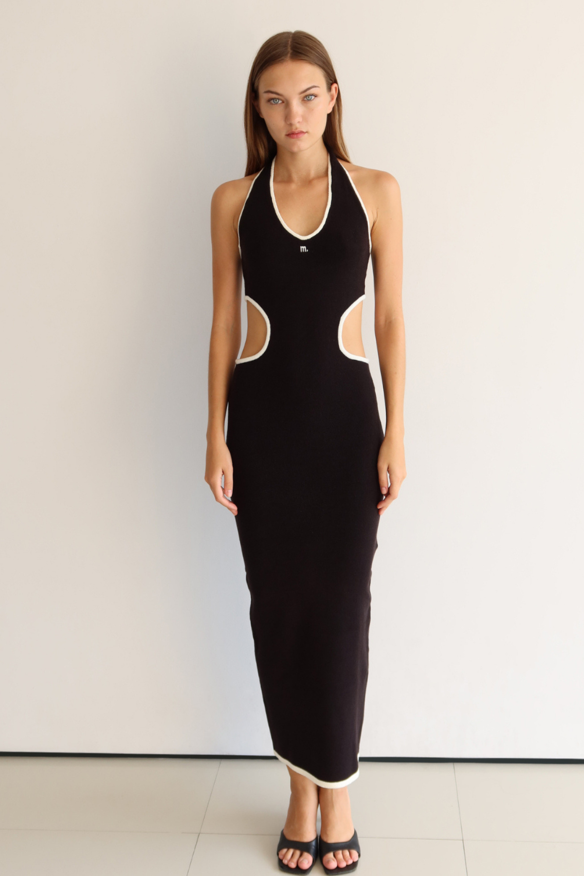M. Cut Out Dress Black
