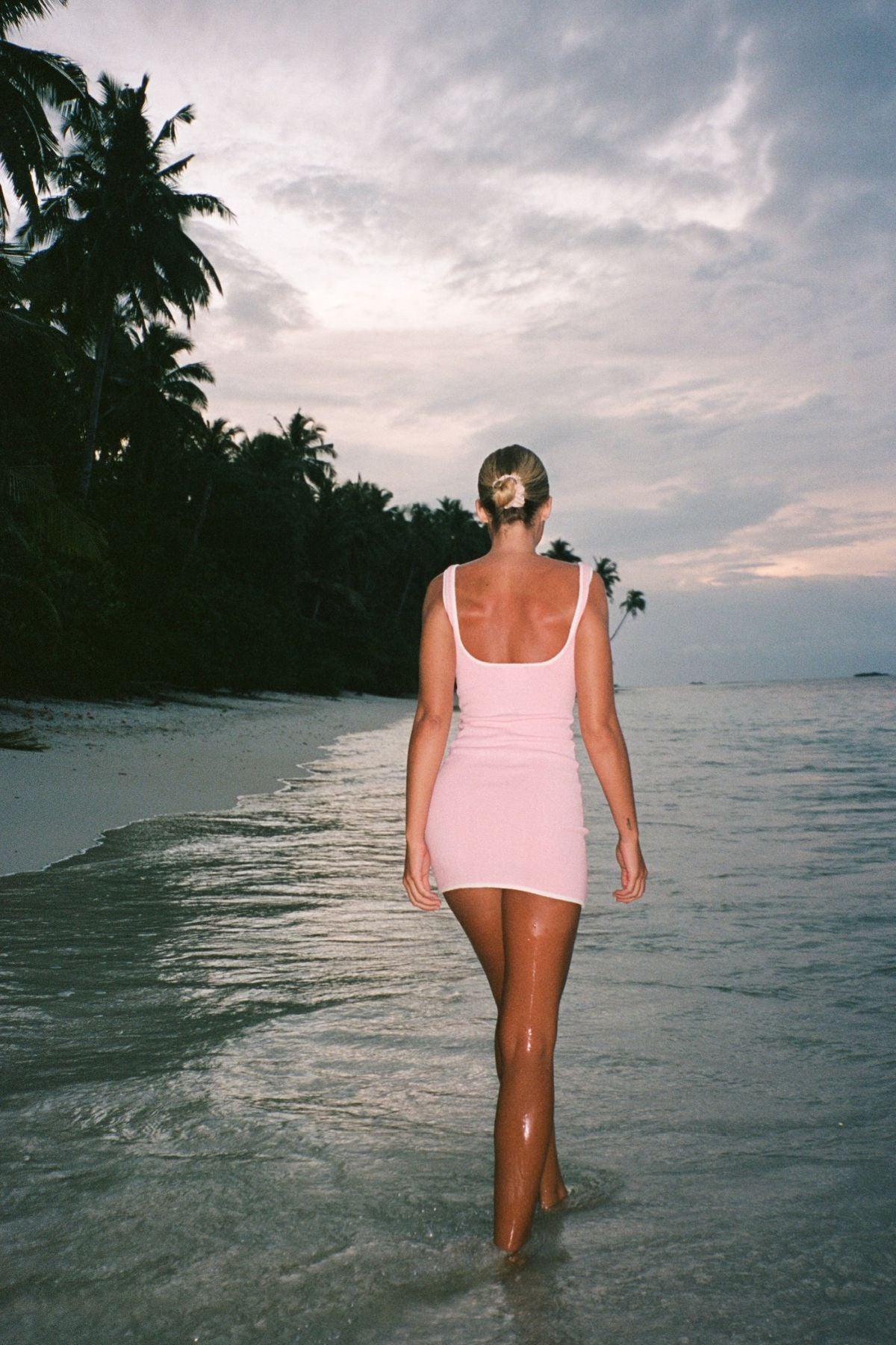 M. Mini Dress Baby Pink