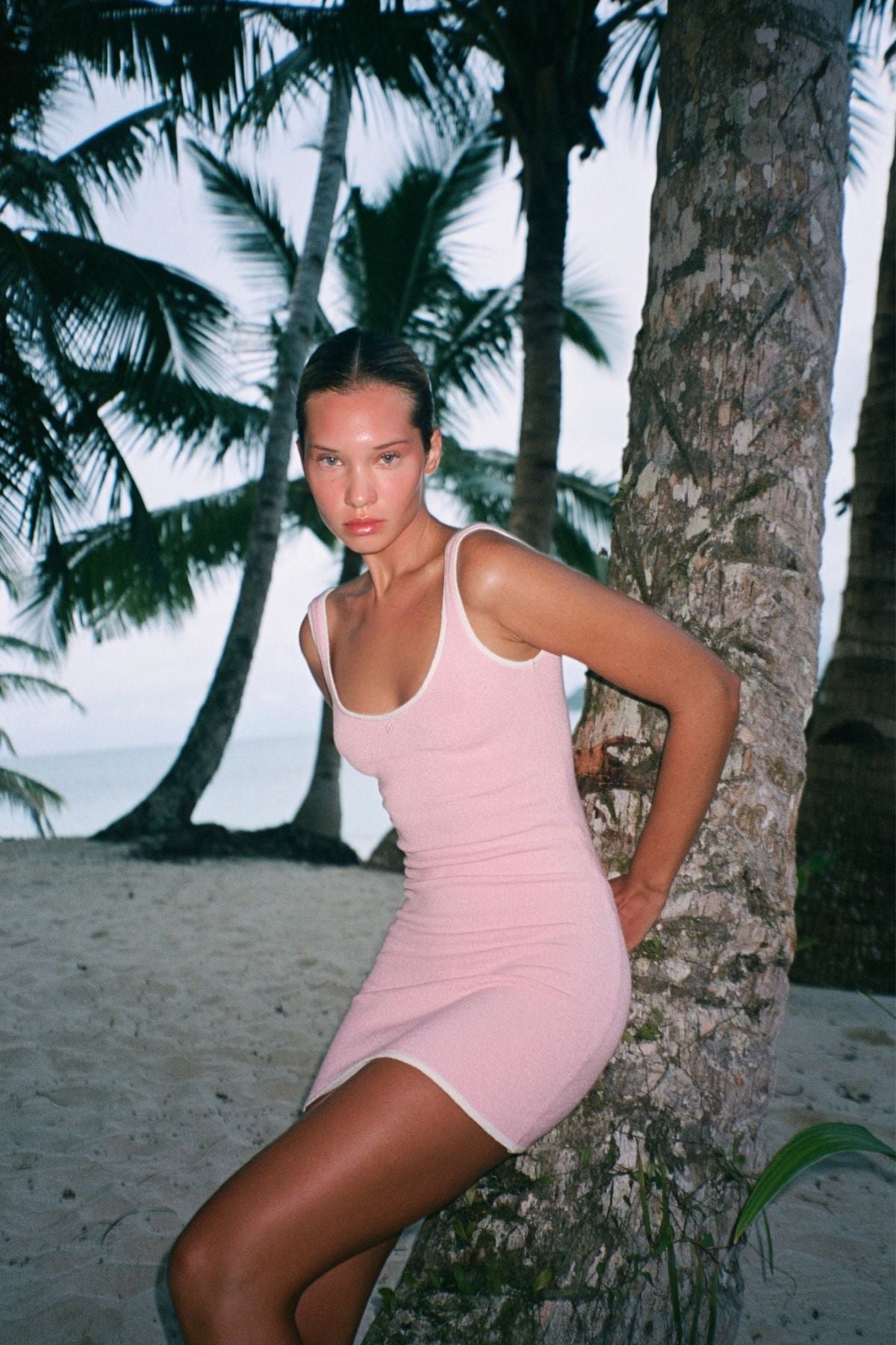 M. Mini Dress Baby Pink