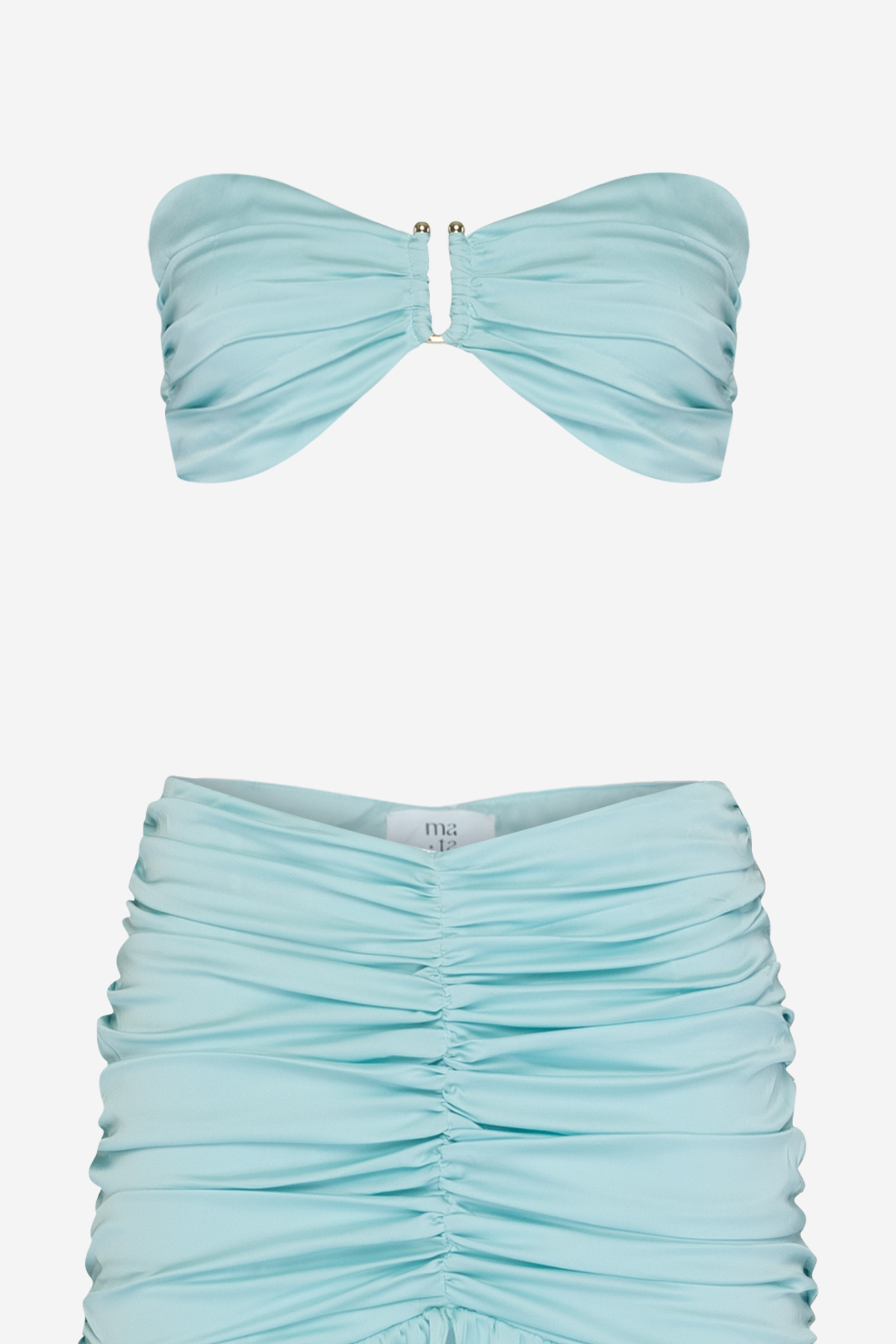 Dione Silky Top Mint Blue