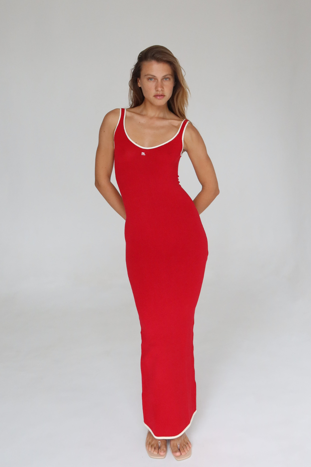 M. Maxi Dress Red Chilli