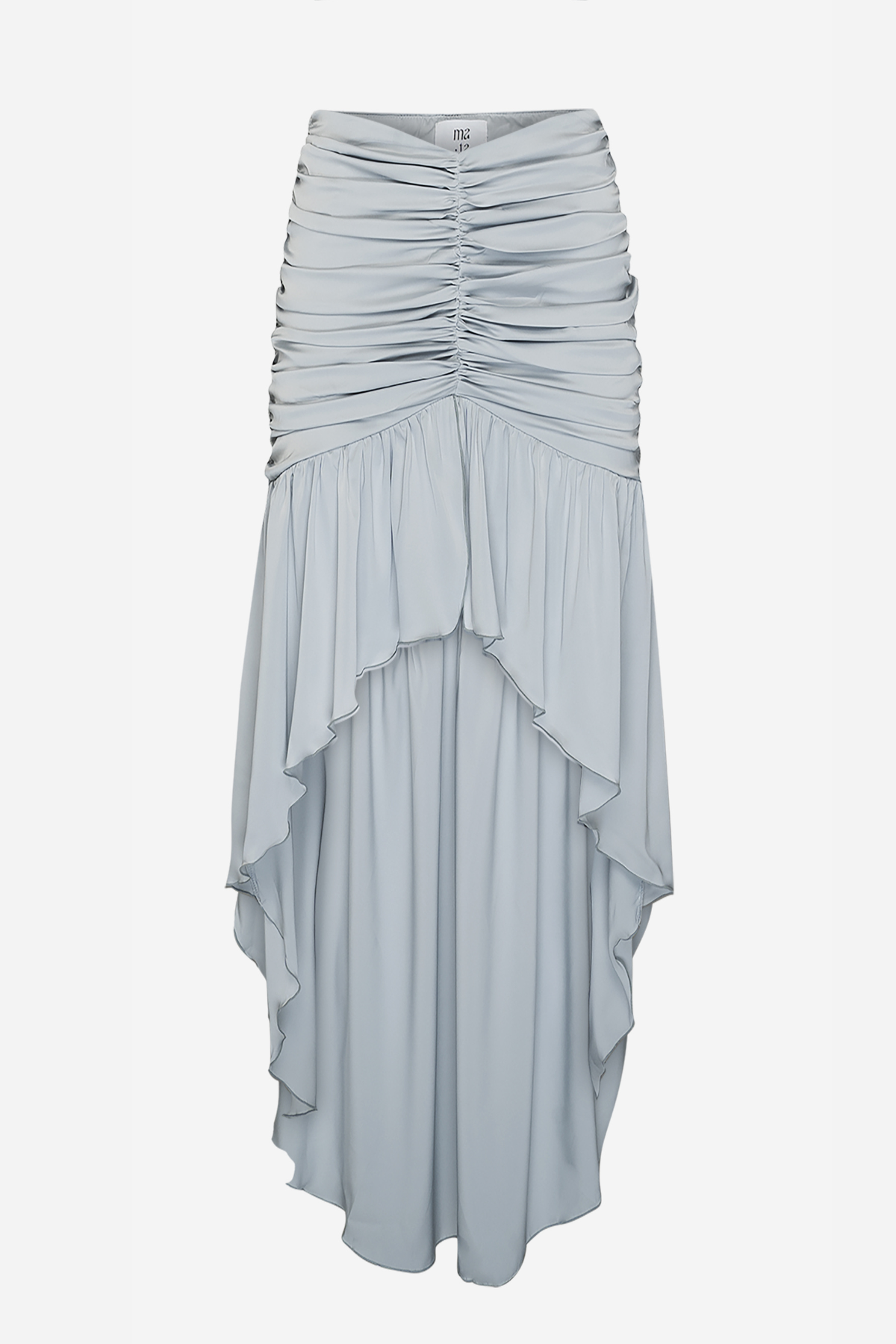 Dione Silky Skirt Silver