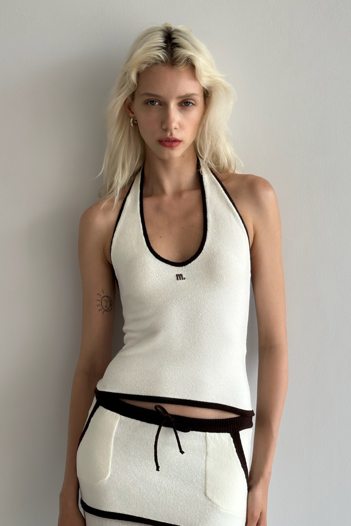 M. Halter Top Ivory