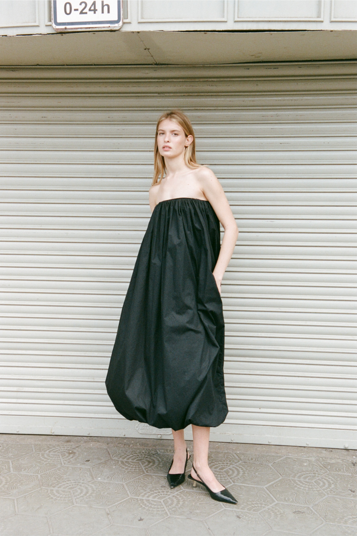 The Balloon Strapless Dress