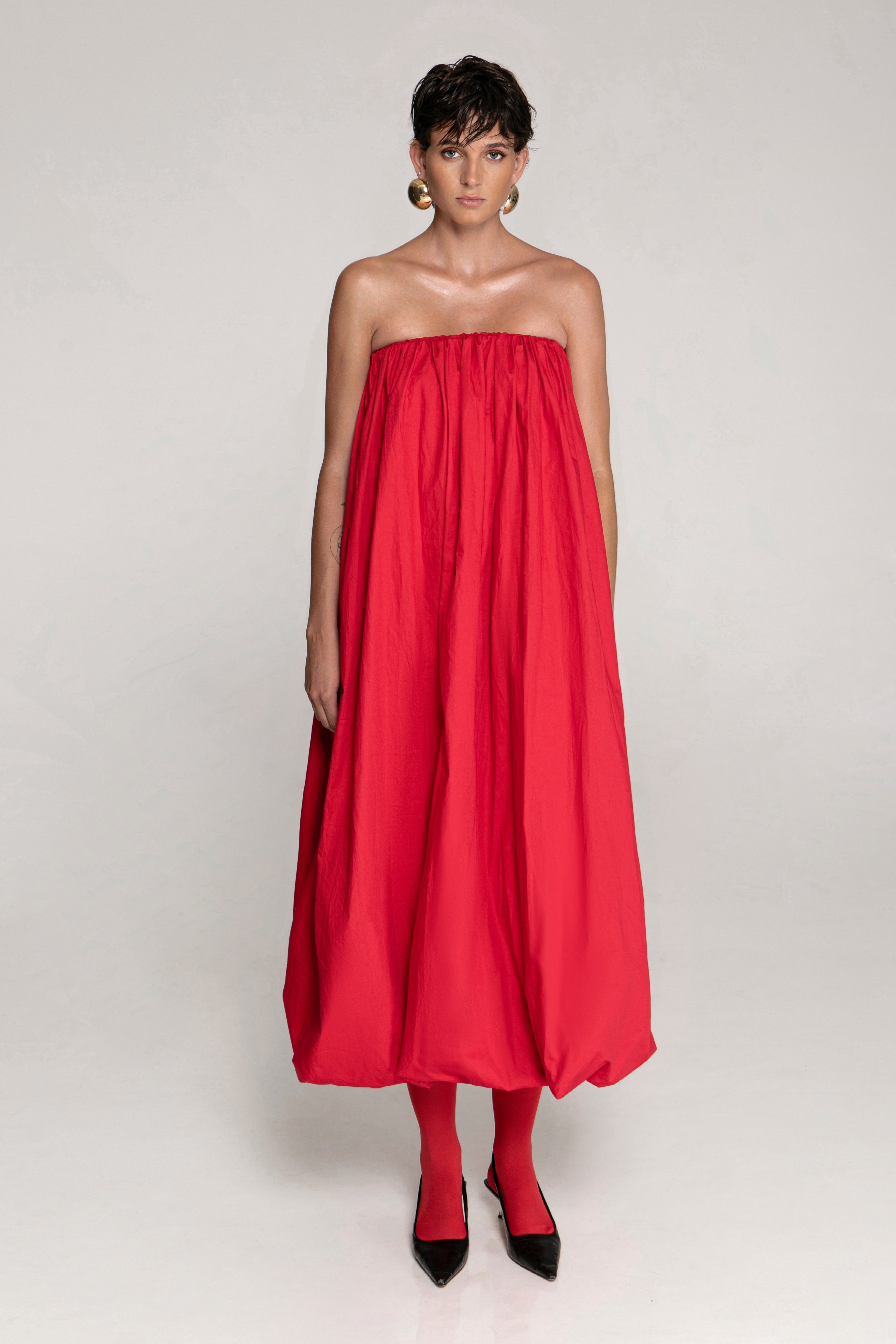 The Balloon Strapless Dress