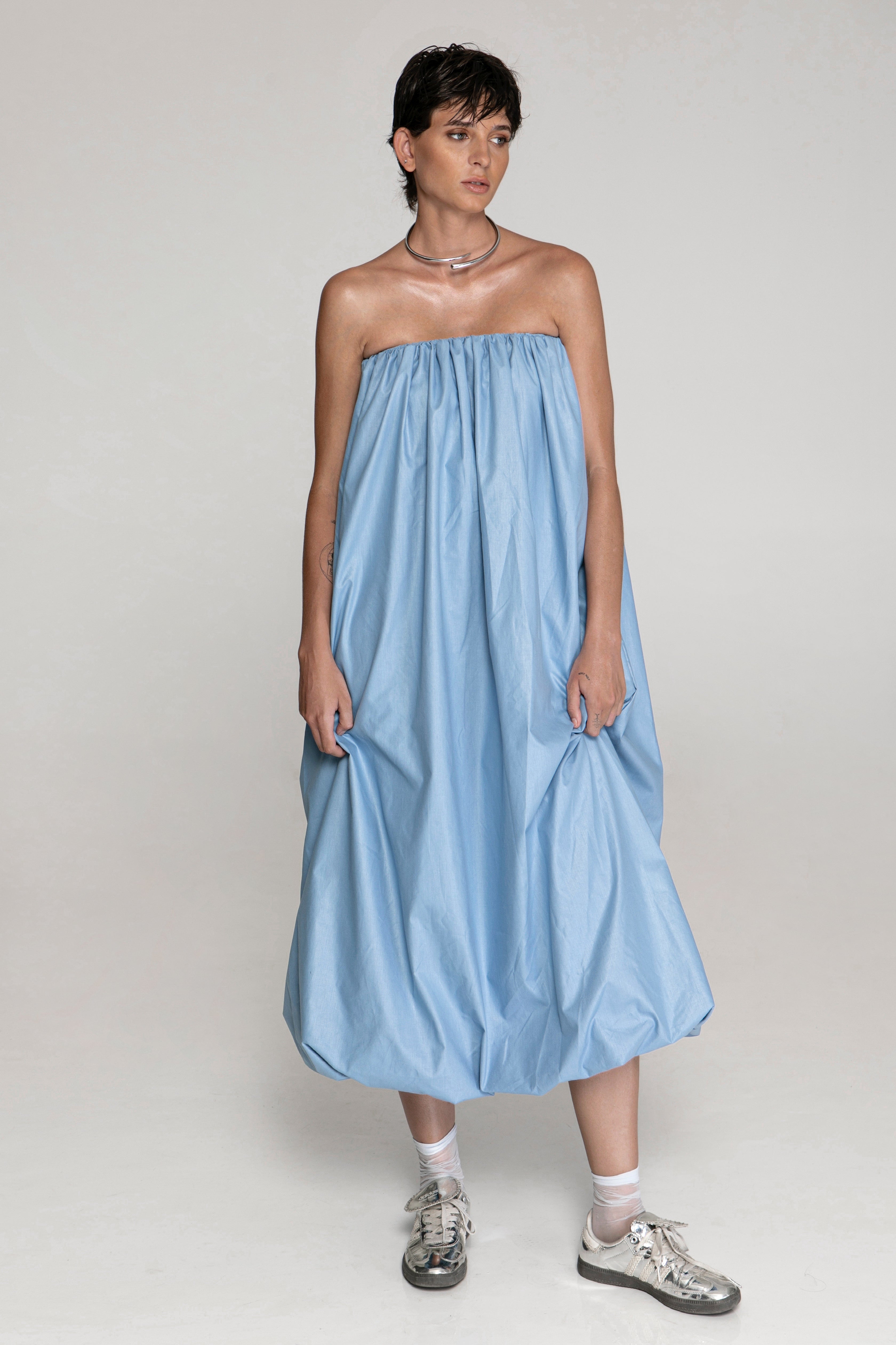 The Balloon Strapless Dress