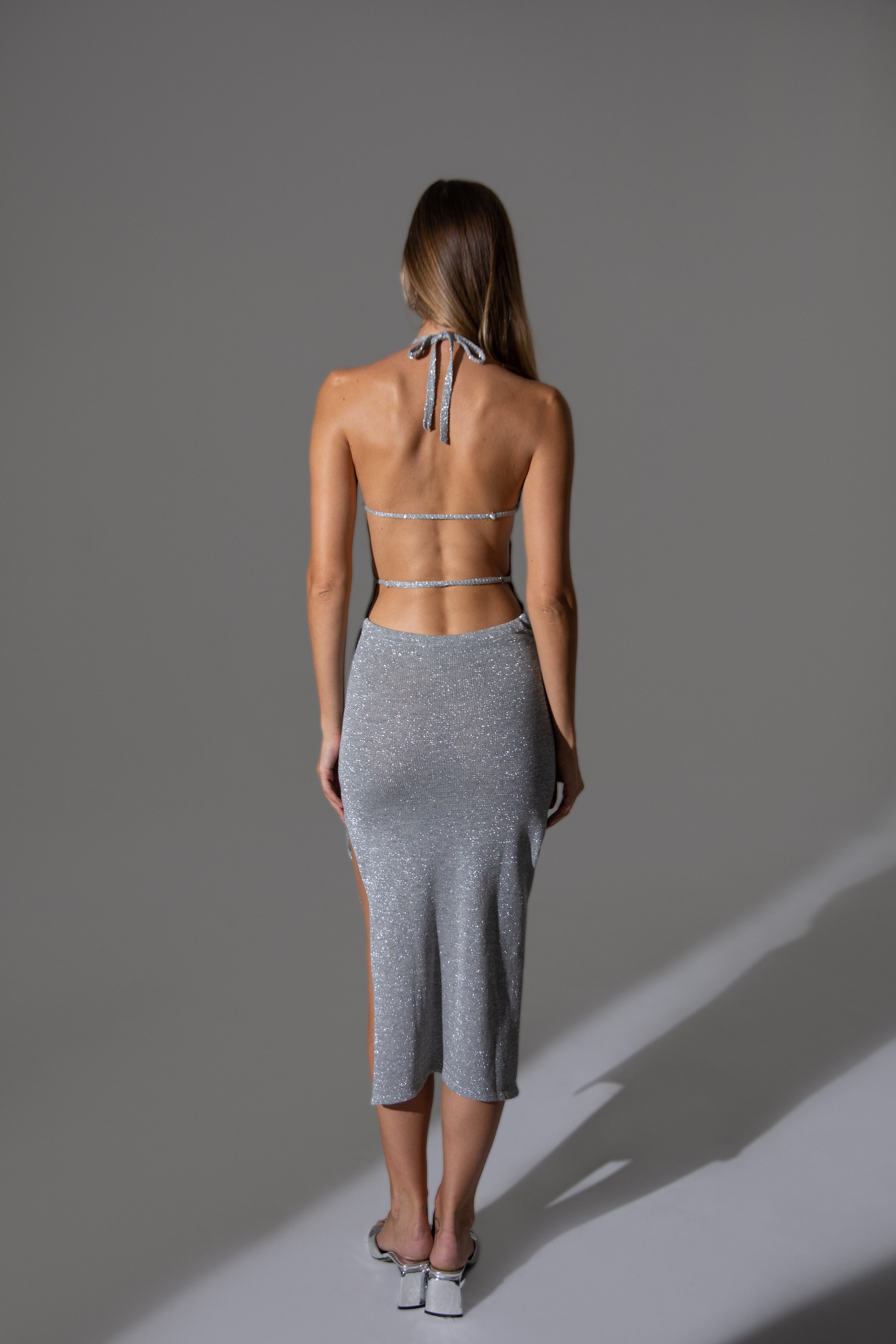 Isla Dress Silver