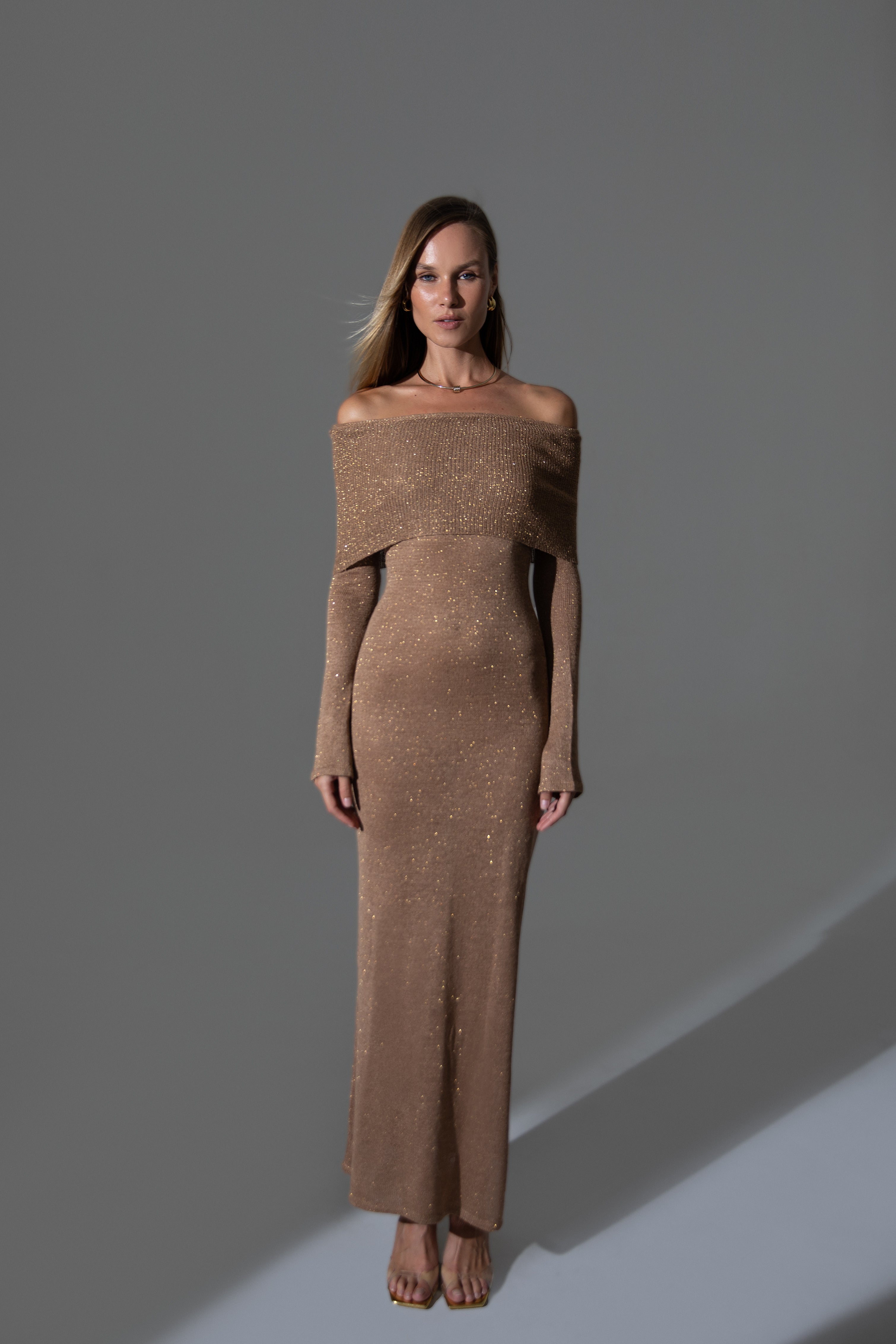 Sunset Sip Dress Gold
