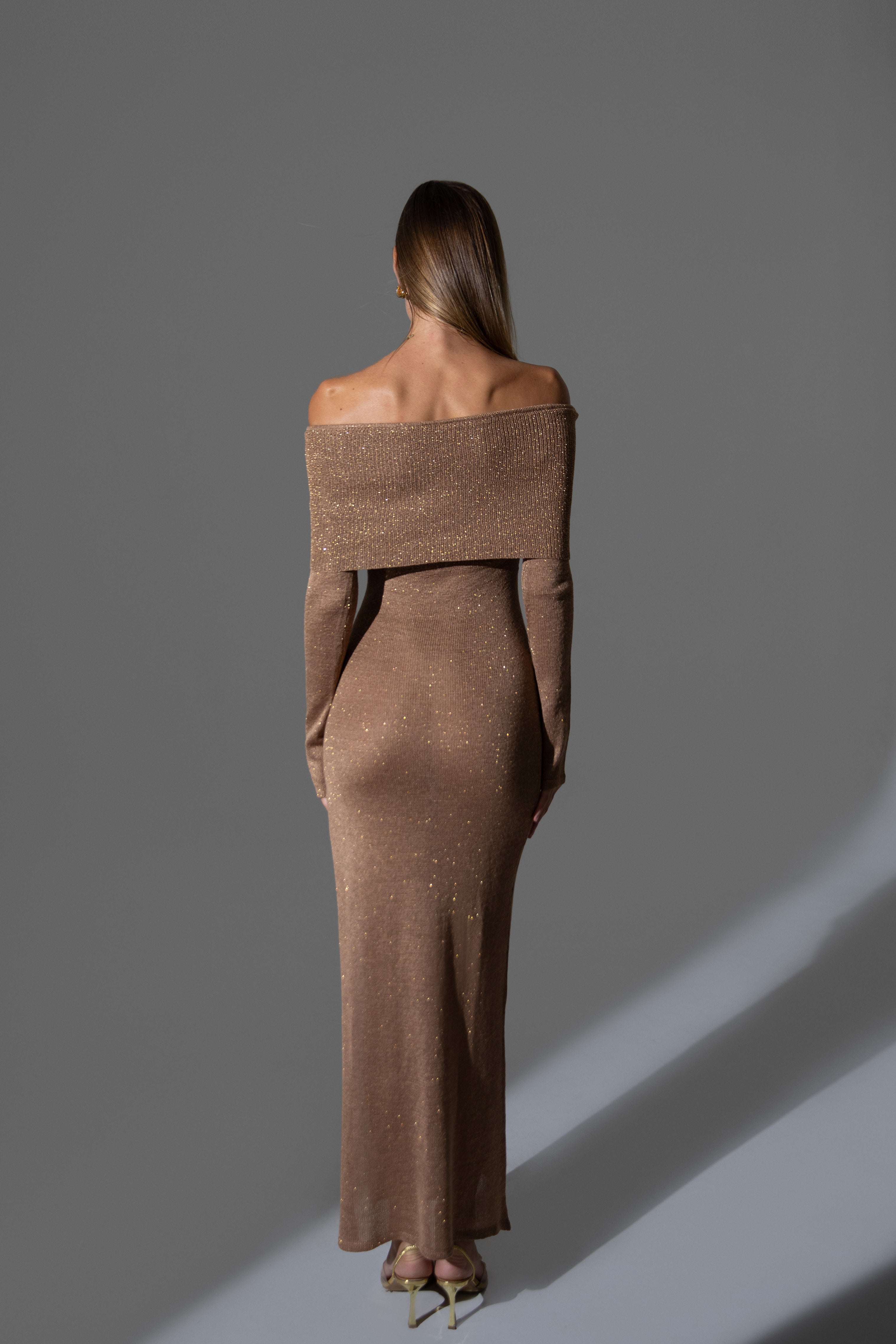Sunset Sip Dress Gold