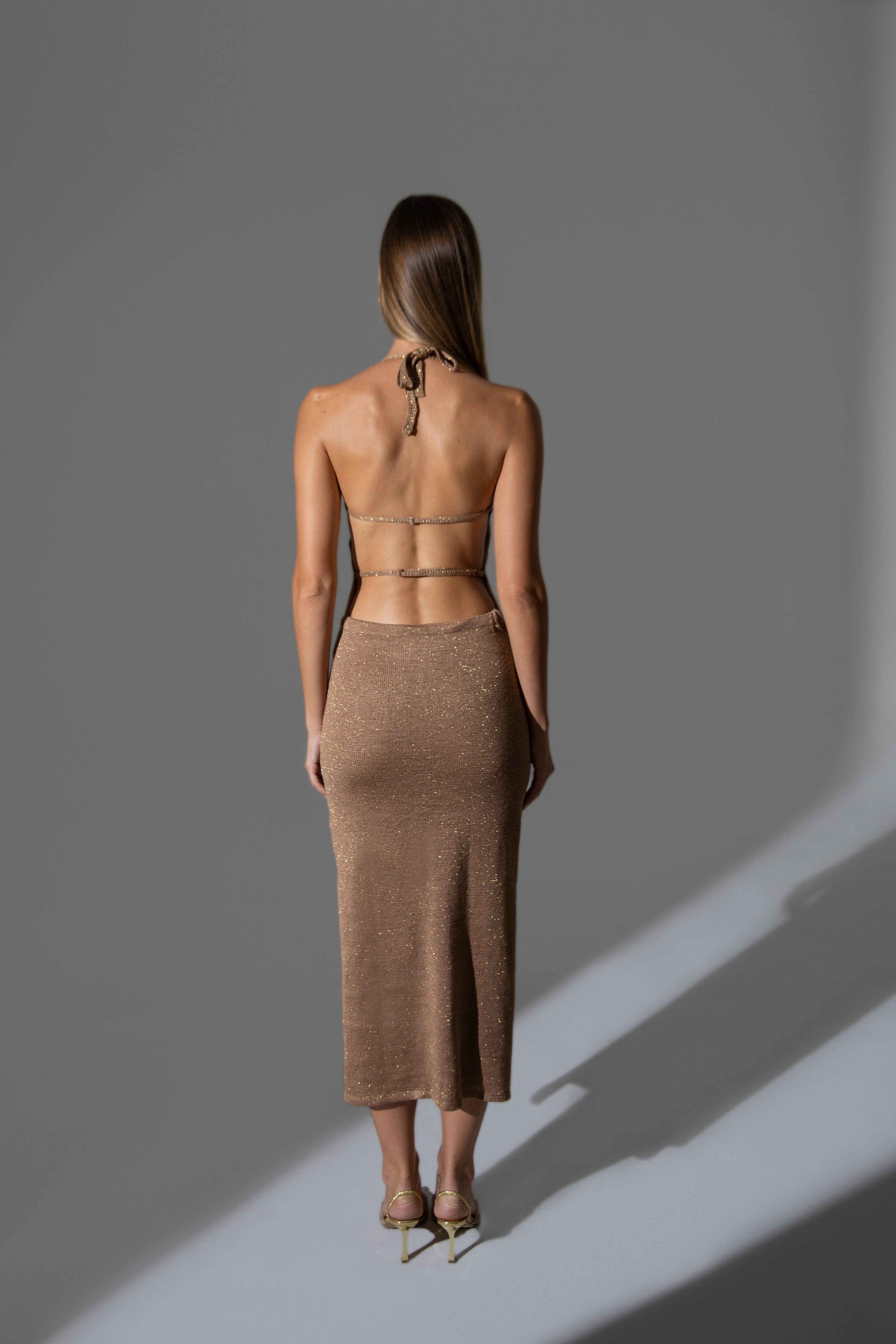 Isla Dress Gold