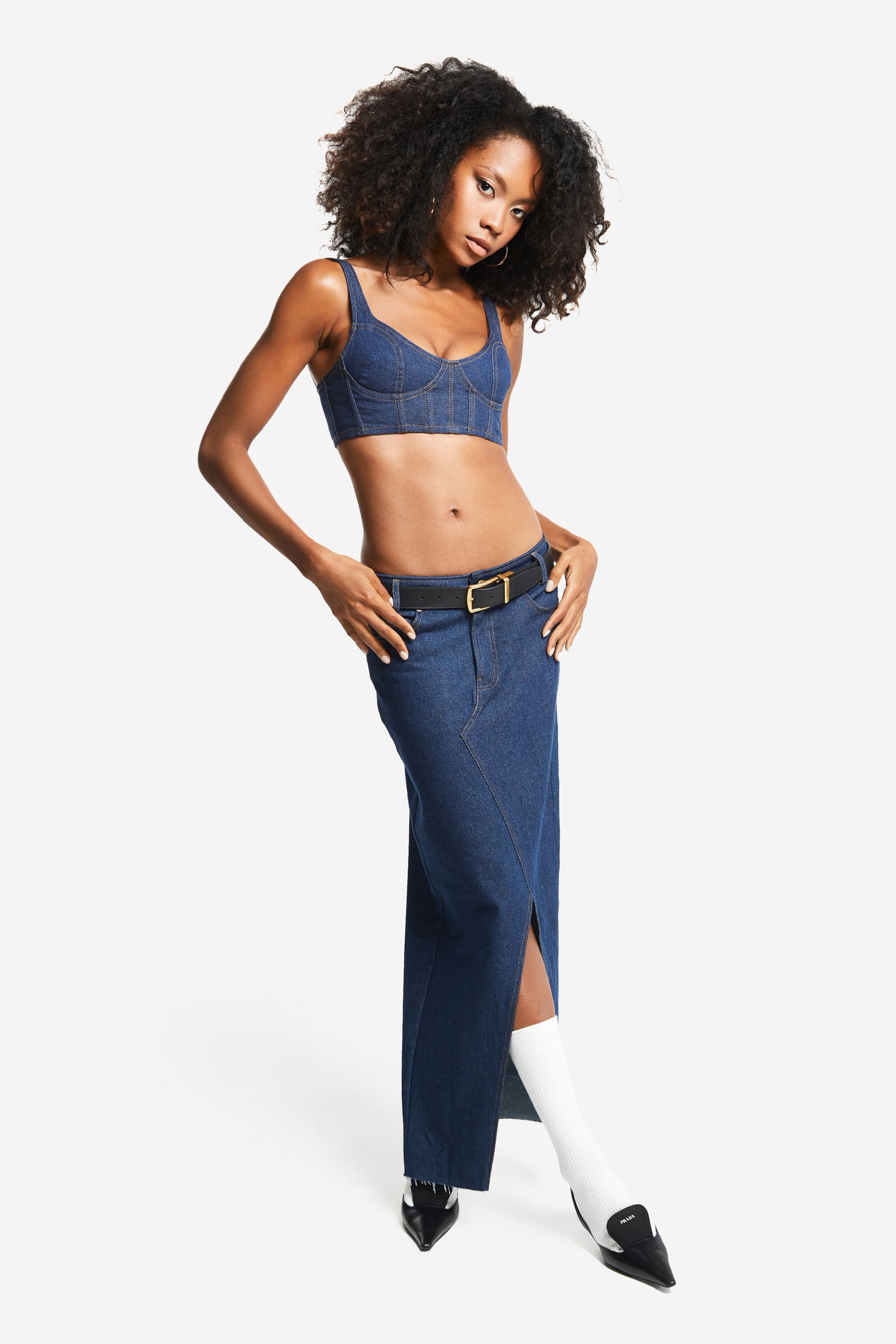 Maxi Denim Skirt