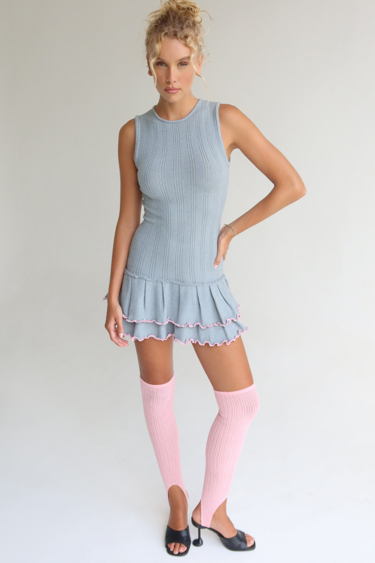 Marigold Knit Mini Dress