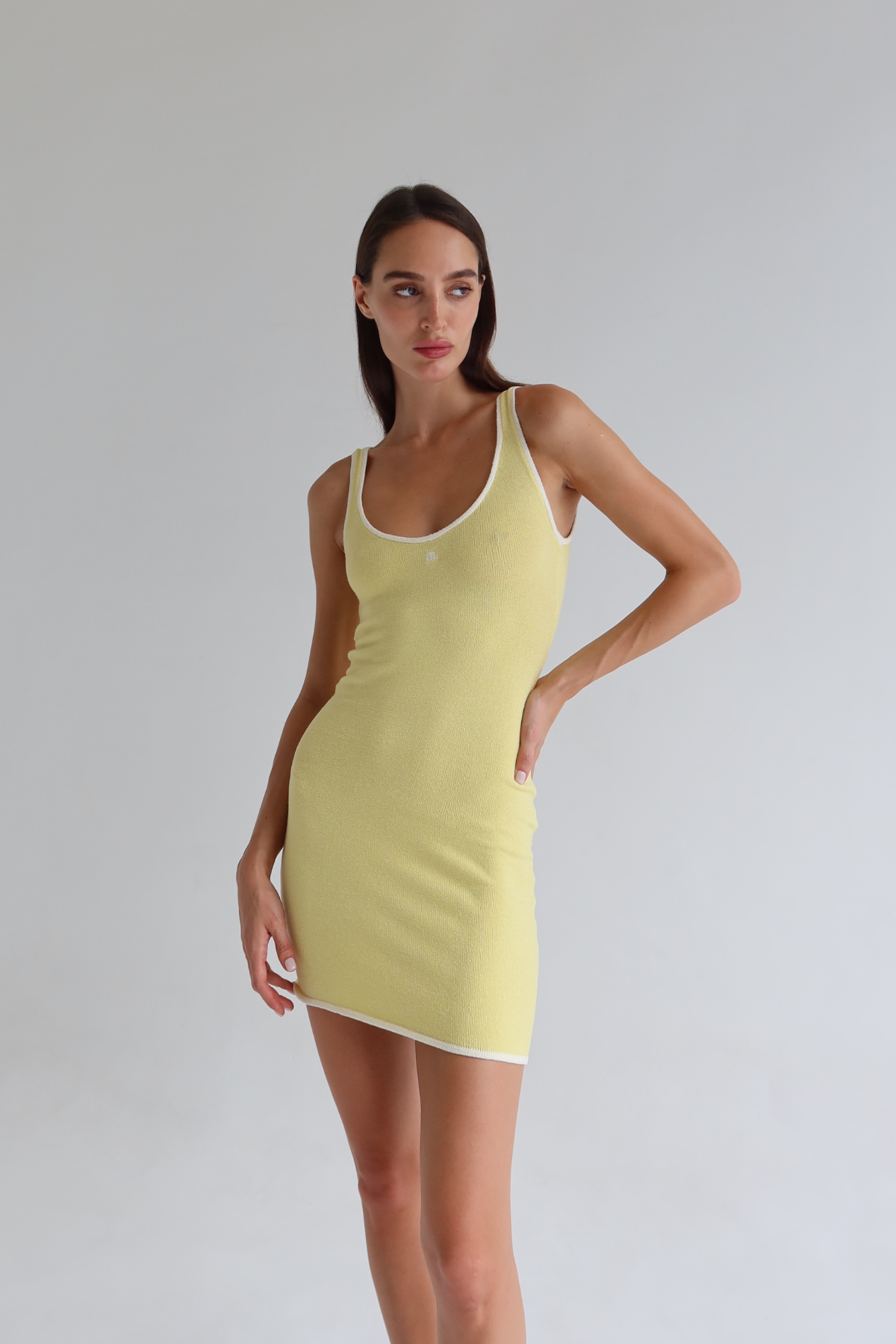M. mini dress Yellow