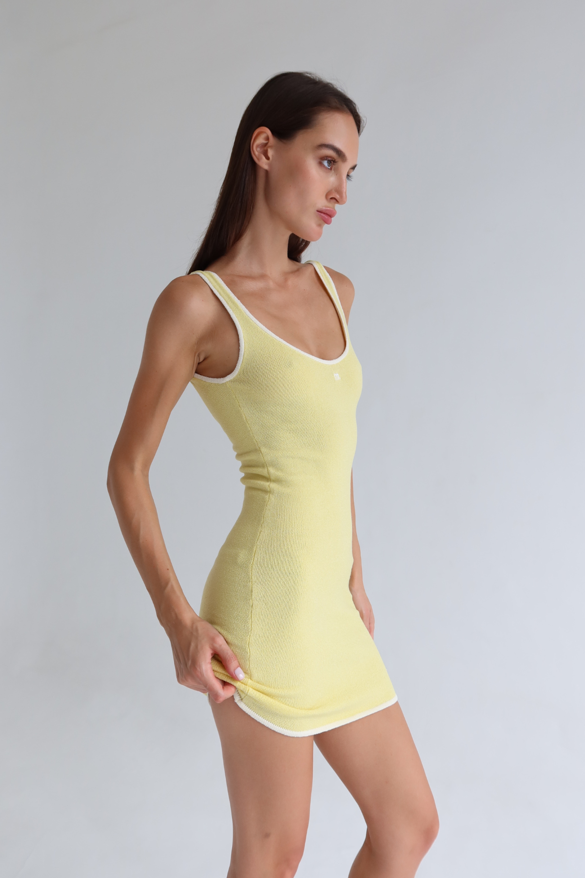 M. mini dress Yellow