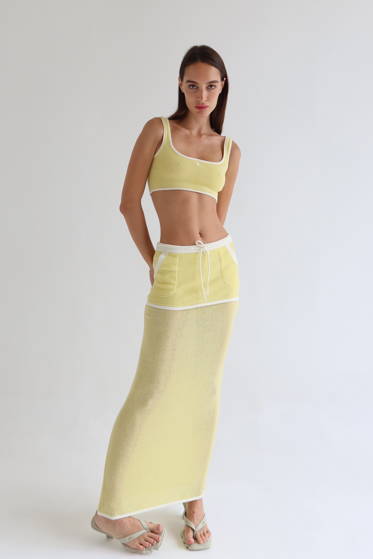 M. Maximo Skirt Yellow