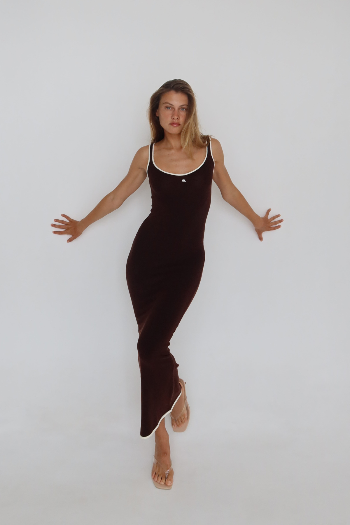 M. Maxi Dress Chocolate