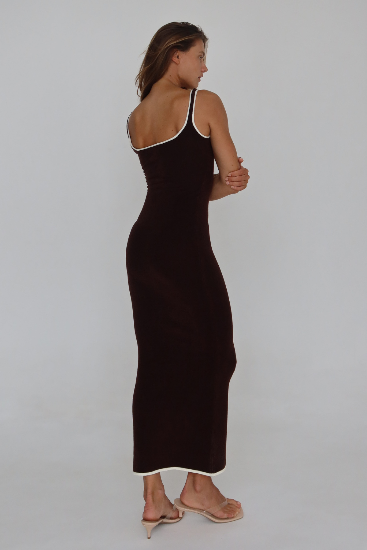 M. Maxi Dress Chocolate