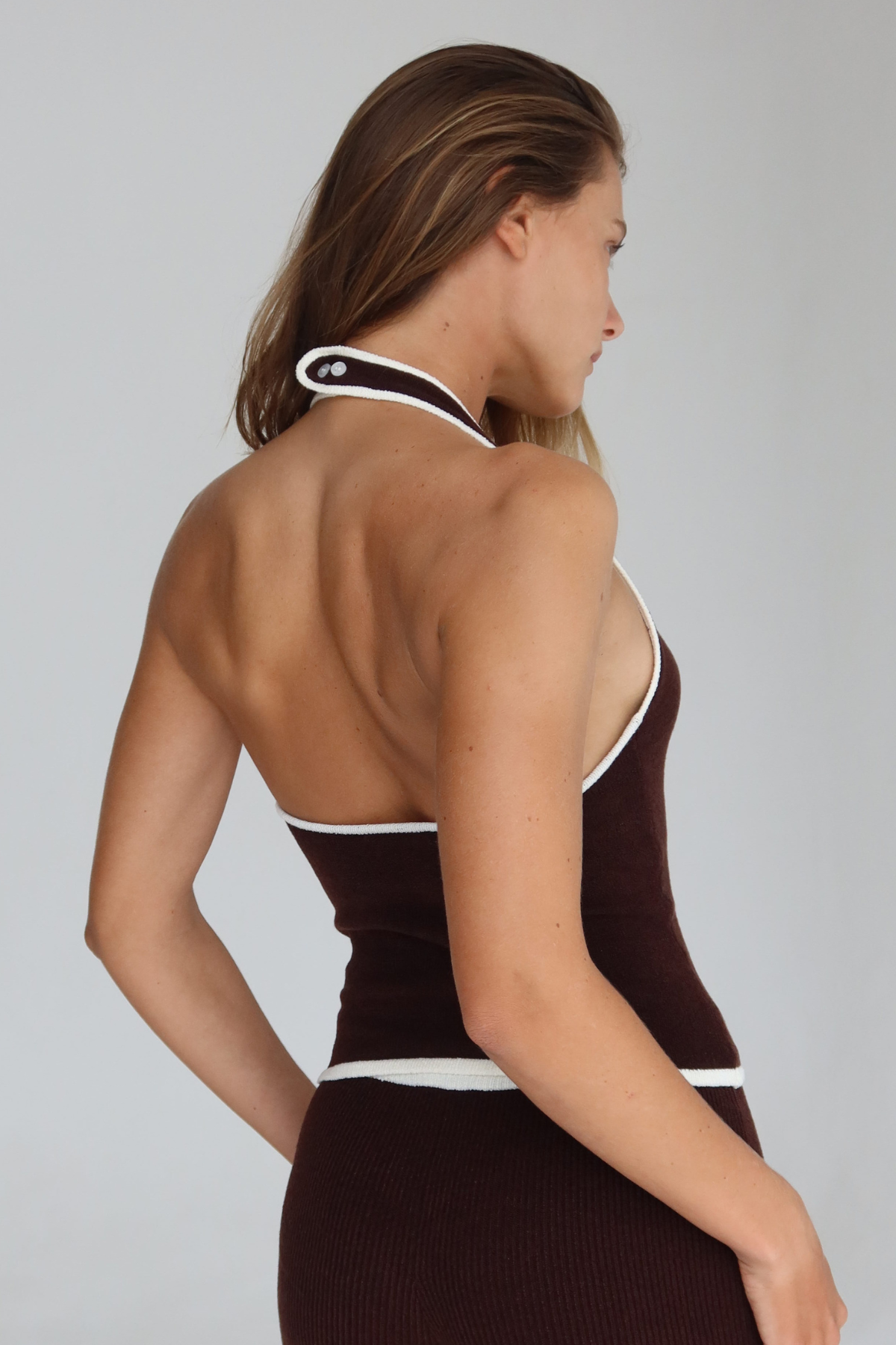 M. Halter Top Chocolate