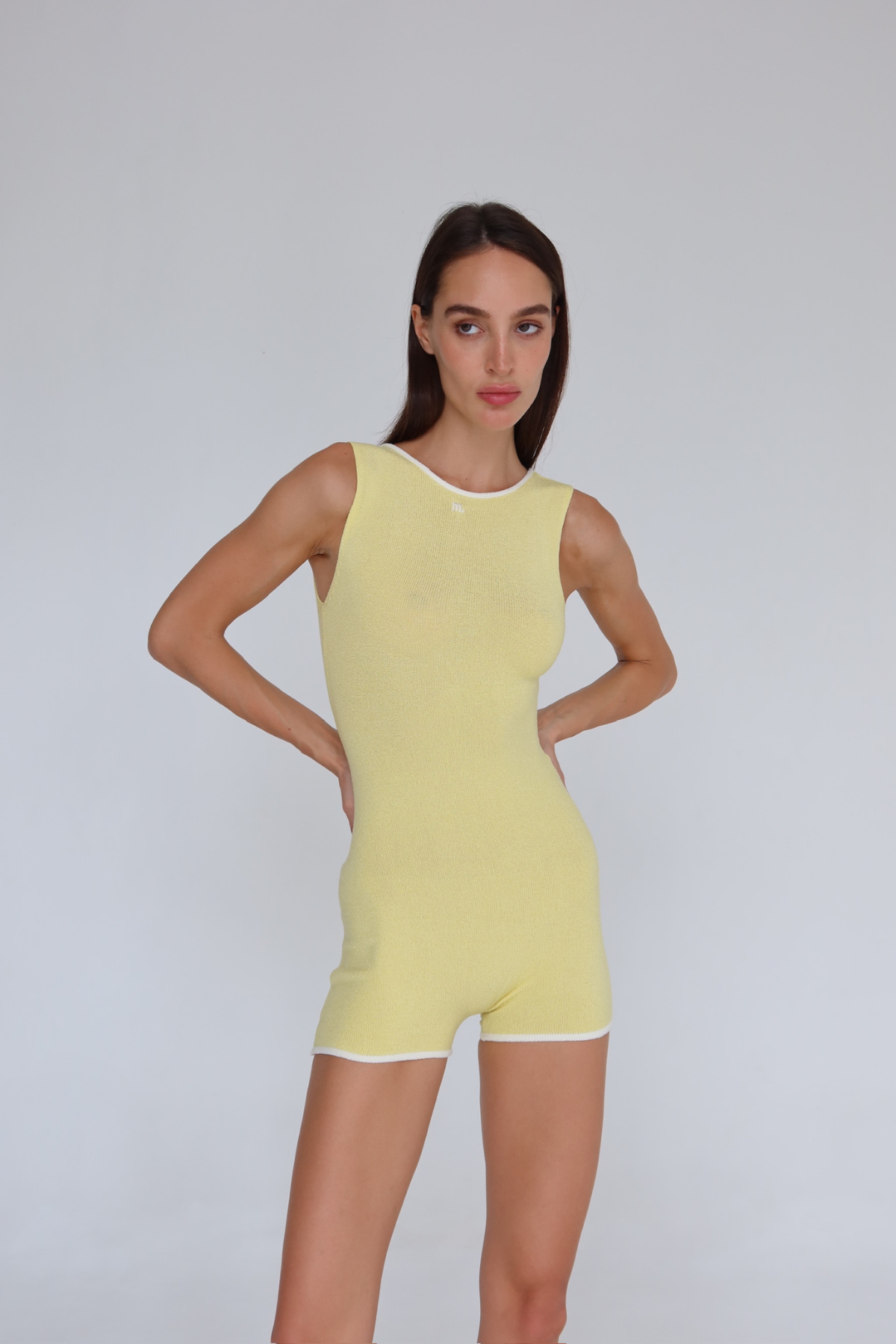 M. West Romper Yellow