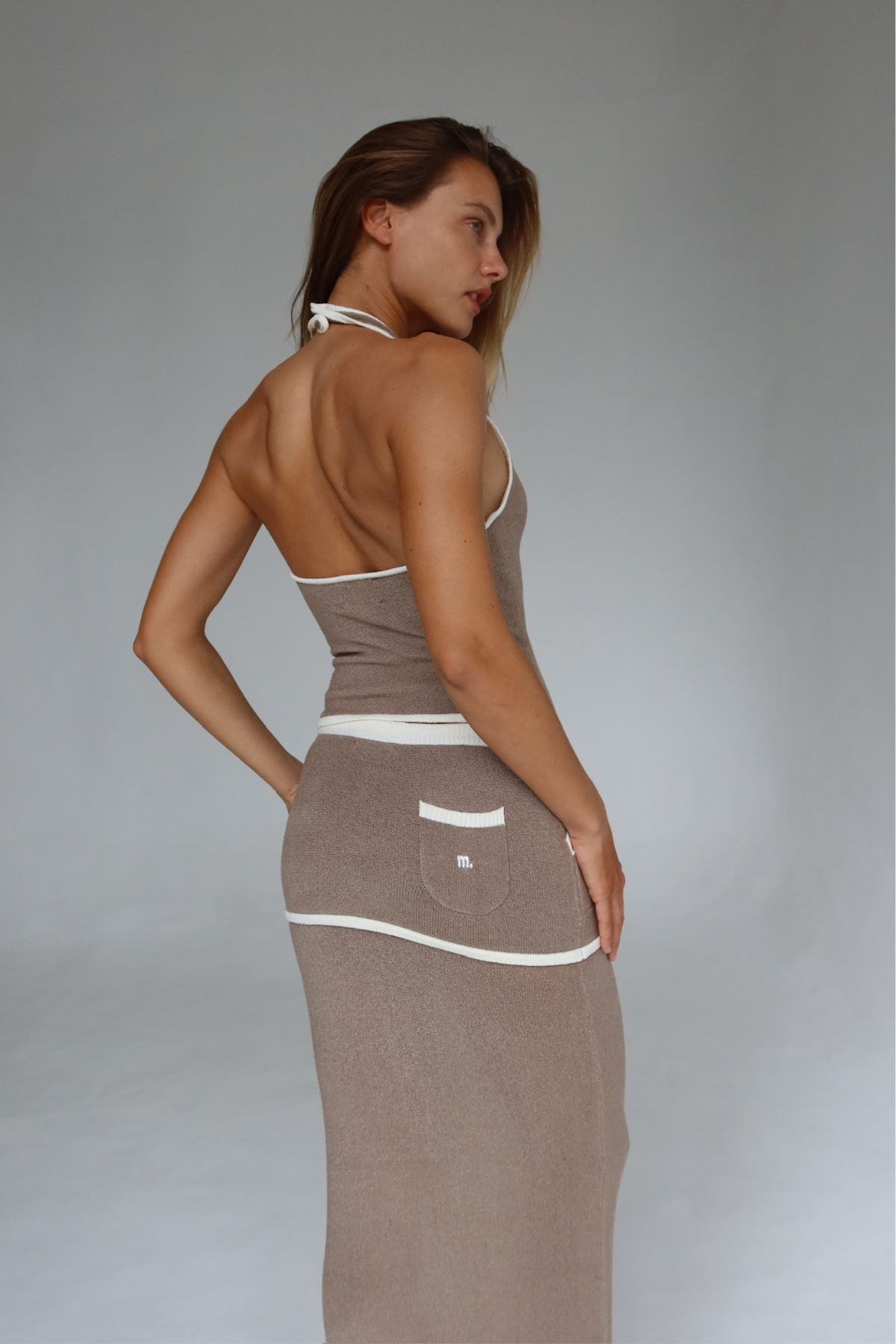 M. Maximo Skirt Latte