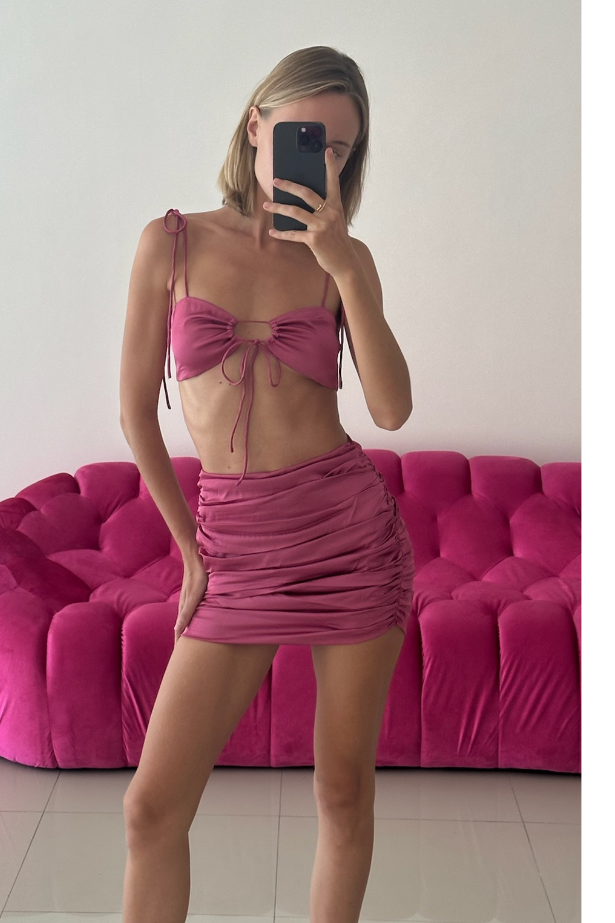 Sirène Silky Top Pink